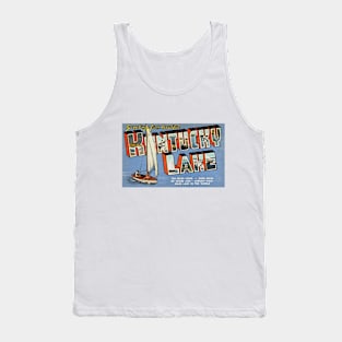 Greetings from Kentucky Lake - Vintage Large Letter Postcard Tank Top